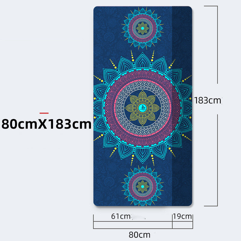 Premium Non-Slip Yoga Mat for Beginners – Fitness Exercise Rubber Yoga Mat for Home & Gym Workouts