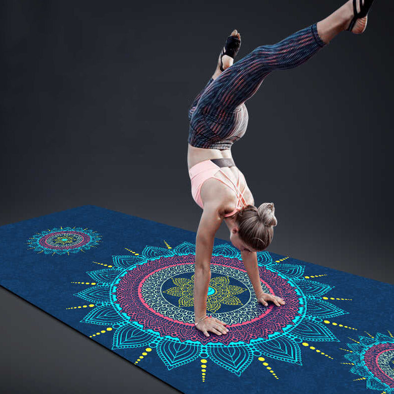 Premium Non-Slip Yoga Mat for Beginners – Fitness Exercise Rubber Yoga Mat for Home & Gym Workouts