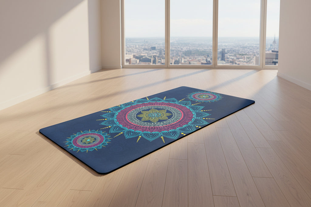 Premium Non-Slip Yoga Mat for Beginners – Fitness Exercise Rubber Yoga Mat for Home & Gym Workouts